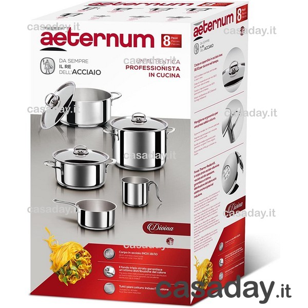 BATTERIA DIVINA PZ.8 aeternum bialetti